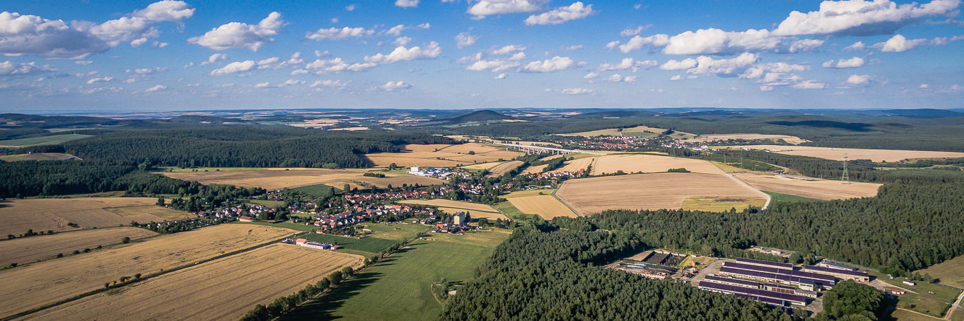 Luftbild Solaranlage